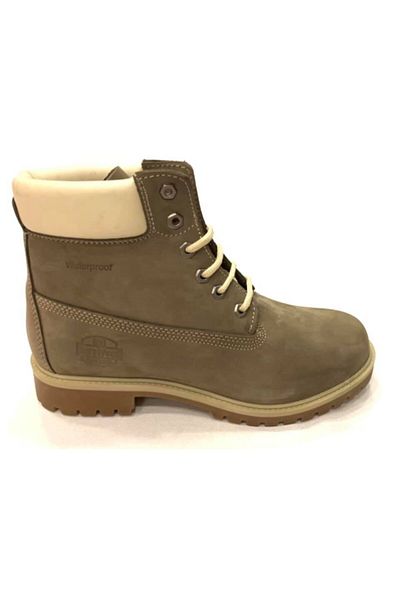 Darkwood 506 Γκρι αδιάβροχο γνήσιο δέρμα Nubuck (αδιάβροχο) Γνήσια σόλα από καουτσούκ