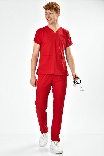 Owlet Medikal Σετ χειρουργικής φανέλας Lycra Red