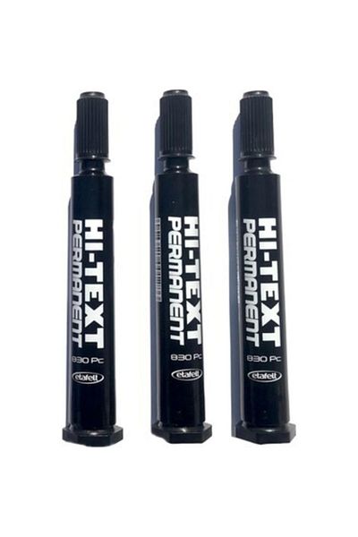 Tex Hi-t Cut Point Parcel Pen Black 830
