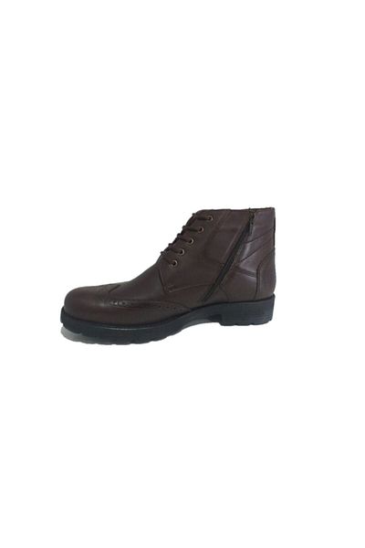 Çobanoğlu Cobanoğlu 286 Men's Brown Lace-Up Boots Leather