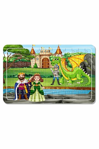 LİPYOS لغز التنين والعائلة الملكية A3 مكون من 104 قطعة، لعبة، منشار قطع