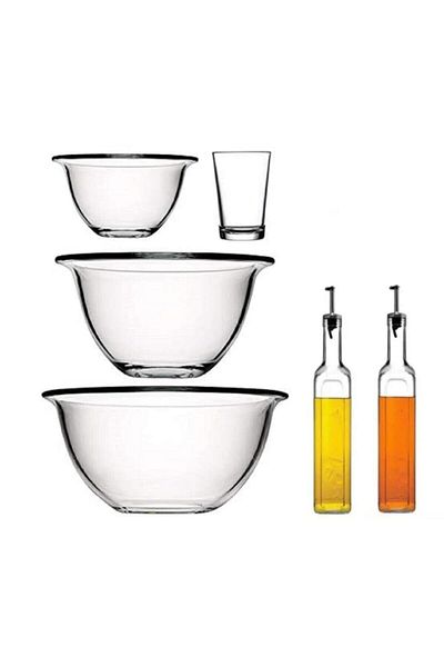Paşabahçe Arda Türkmen Borcam Preparation Bowl Set 6 Pieces