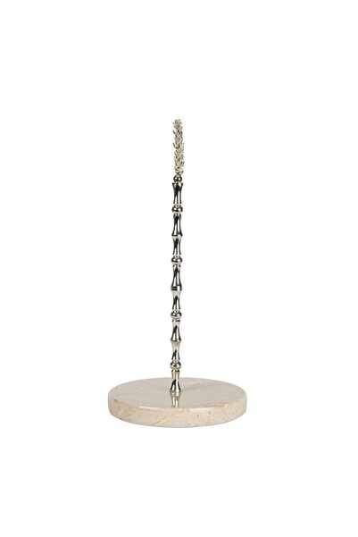 mar&more Κομψή θήκη για πετσέτες με μπεζ μάρμαρο και κοραλλιογενή φιγούρα, δι...