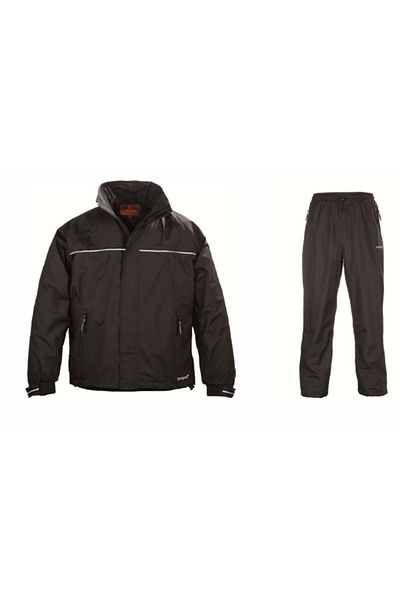 Coverguard Men's Black Typoon Raincoat 5typb
