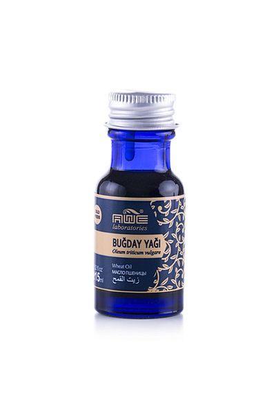 Awe Laboratories 15 ml Wheat Germ Oil - Cold Pressed, Moisturizing Skin Care and Nourishing Hair Care