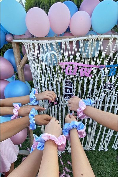Woollyland Set de 10 catarame pentru cadou pentru petrecerea dezvăluirii genului