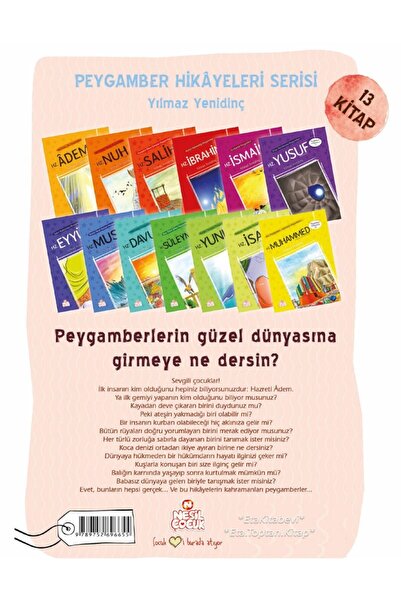 Nesil Çocuk Yayınları Nesil Yayınları Peygamber Hikayeleri Serisi 13 Kitap