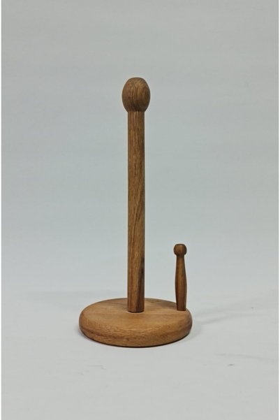 Mavienerji Decorative Wooden Paper Towel Holder Wooden Napkin Holder Table Countertop Towel Holder
