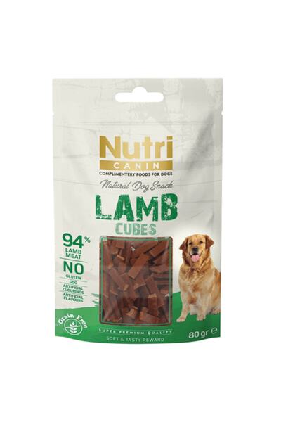 Genel Markalar Nutri Canin Tahılsız Kuzulu Küp Köpek Ödül Maması 80gr