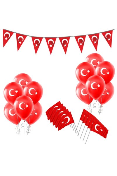 Happyland 29 Ekim Süslemeleri Bayram Set