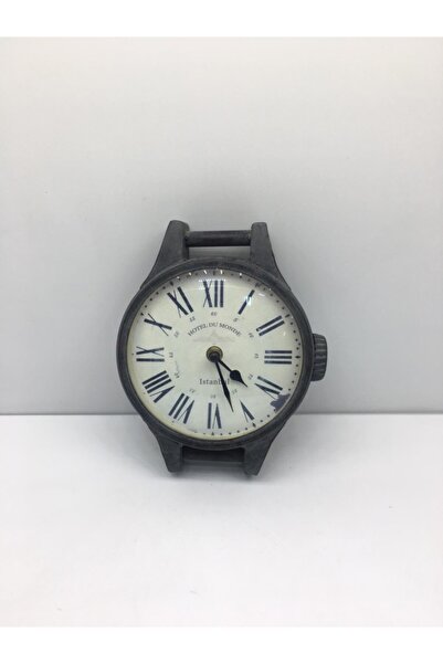 Otantik Dekoratif Metal Duvar Saati 22x17 Cm