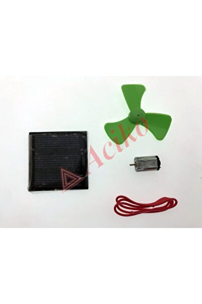 ACIKO Mini Güneş Paneli Motoru Ve Pervane Seti