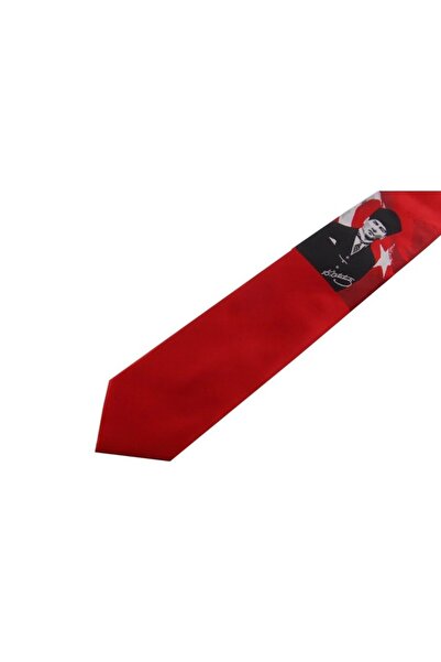 Herşey Nota Ataturk Tie Red