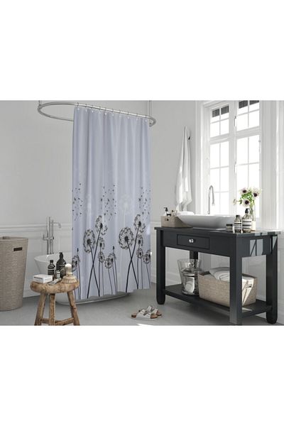 Zethome Κουρτίνα μπάνιου Μονόφυλλο 1x120x200 Κουρτίνα μπάνιου 2200