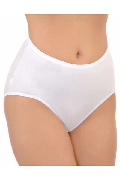 Belinay Chiloți Bato de damă cu talie înaltă, culoare albă, pachet de 4
