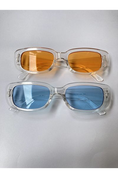 LOOKUP Lookup Favourite Two Models Discount Orange And Blue Unisex Vintage Retro