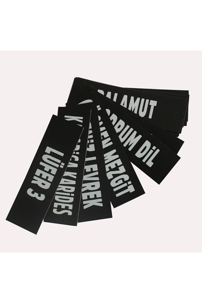 Yamani Display Reel Price Cassette PVC Fish Names Picture Package