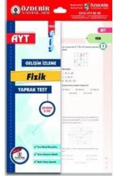 Genel Markalar Özdebir Yayınları AYT Fizik Gis Yaprak Test