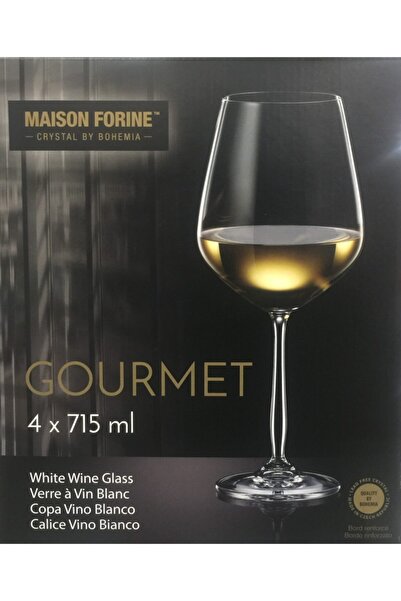 BOHEMİA CRYSTAL Maıson Forıne Gourmet 4'lü 715 Ml Ayaklı Şarap Kadehi