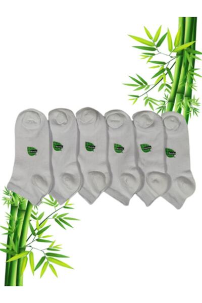 AXE SPORTSWEAR Ciorapi de damă, cu toc alb, întăriți, fără sudură, 6 piese, din bambus, Pkr109428