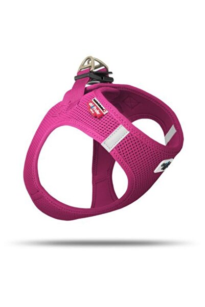 Curli Genç Kadın Girişimci'den,'vest Göğüs Tasma Air-mesh Fuşya Rengi 3xs