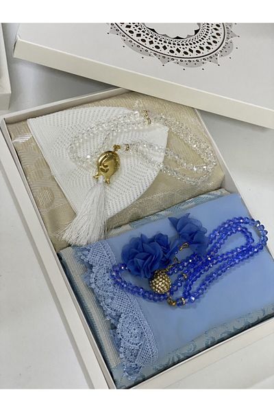 çeyizlik setim Bridegroom Bundle for Bride and Engagement - Prayer Rug and Dowry Set