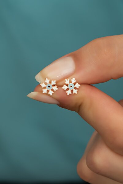 Nereze 925 Ayar Gümüş Minimal Mineli Kartanesi Küpe