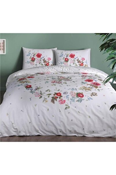 Taç Hilays Çift Kişilik Ranforce Nevresim Takımı Sander Kırmızı