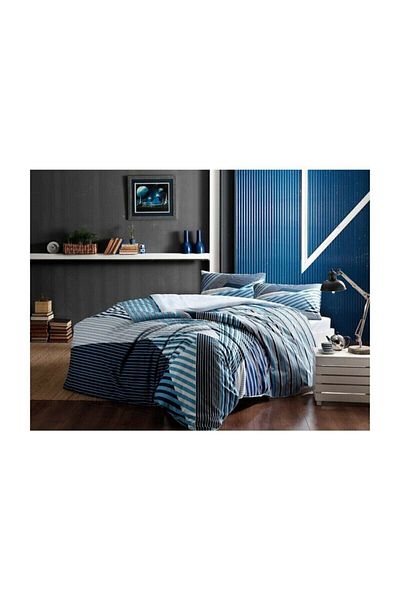 Taç Σετ Παπλωματοθήκη Μονό Atlantis Blue.