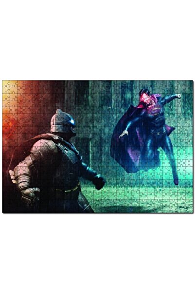 Generic Brand Batman And Superman Challenge 255 Piece Puzzle Jigsaw Puzzle Md...