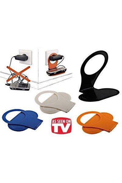 FırsatYeri Priz Üstüne Takılan Katlanabilir Telefon Şarj Standı Tutucu Aparat