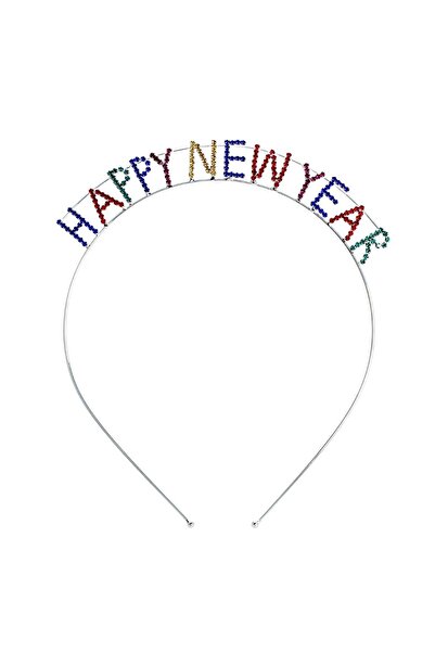 New Obsessions Happy New Year Christmas Colorful Stone Party Crown