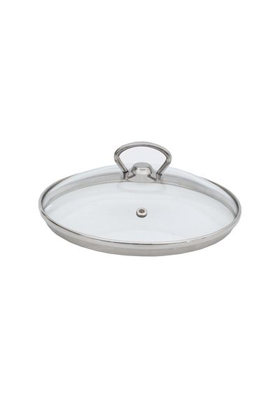 UGURLU GLASS وعاء إرميا بغطاء زجاجي 16 سم