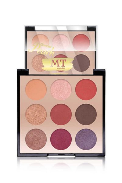 MT Square Sweet Peach 9-Piece Eyeshadow Palette - 02 Model