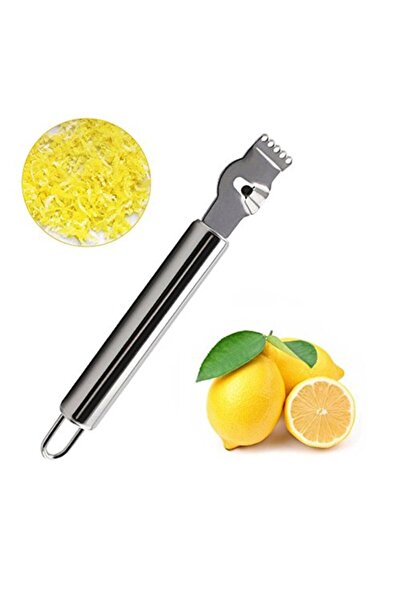 FırsatVar Narenciye Portakal Limon Kabuk Çizici Soyucu Bıçak Meyve Bıçağı Rendesi