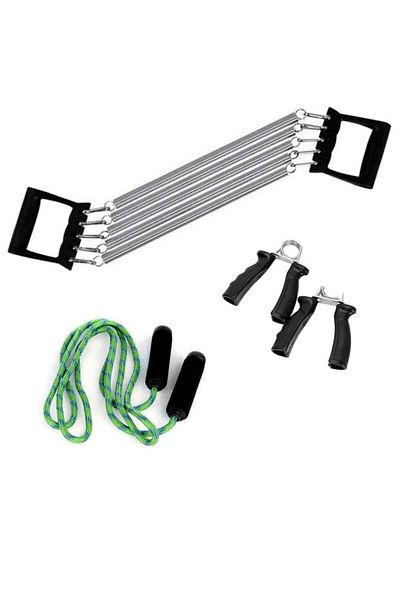 Yetkin Home Home Type Athlete Set Chest Wrist Strengthening Spring Jumping Rope Set