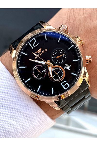 FERRO Original Men's Watch + Bracelet Gift