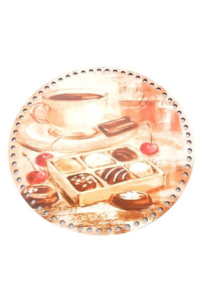 angel çanta aksesuar 30 cm prečnika Re Sa šljokicama drvena baza za poslužavn...