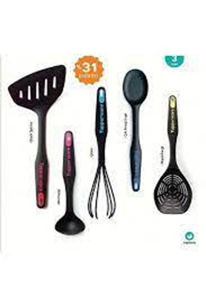 Tupperware مجموعة الجنية الحديثة المكونة من 5 قطع - ملعقة ومغرفة صغيرة وملعقة...