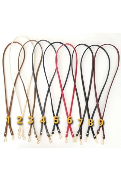 angel çanta aksesuar Spaghetti Model Bag Handle Navy Blue Color Silver Metal