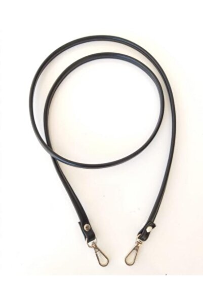 angel çanta aksesuar مقبض حقيبة موديل سباغيتي لون أسود معدن فضي