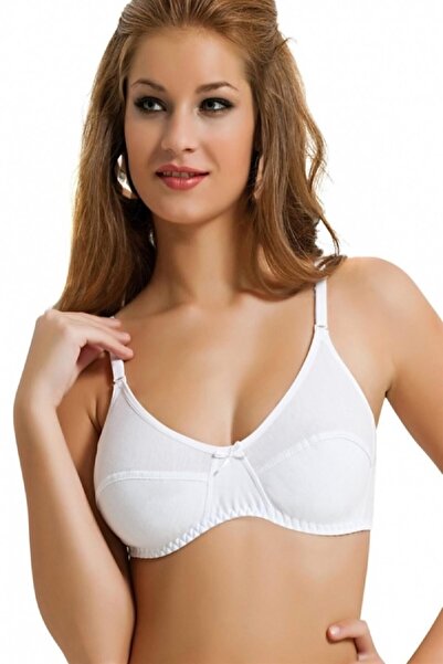 NBB Λευκό Γυναικείο Σουτιέν 1180 Combed Cotton Minimizer Συσκευασία των 1