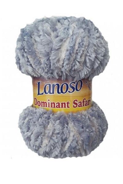 Lanoso Dominant Safari No:6 Ανοιχτό Γκρι και Κρέμα