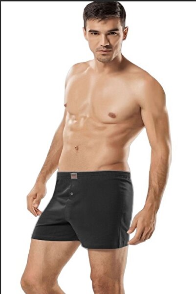 Tutku Μαύρα ανδρικά 117 χτενισμένα βαμβακερά ανδρικά μποξεράκια, πακέτο 6 τεμ...