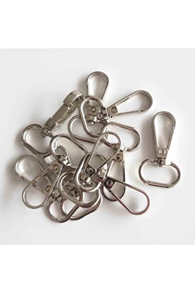 angel çanta aksesuar 10 خطافات فضية اللون مقاس 2 سم