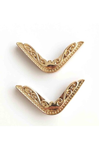 angel çanta aksesuar Model ornamentat cu suport de colț din aur deschis din 2...