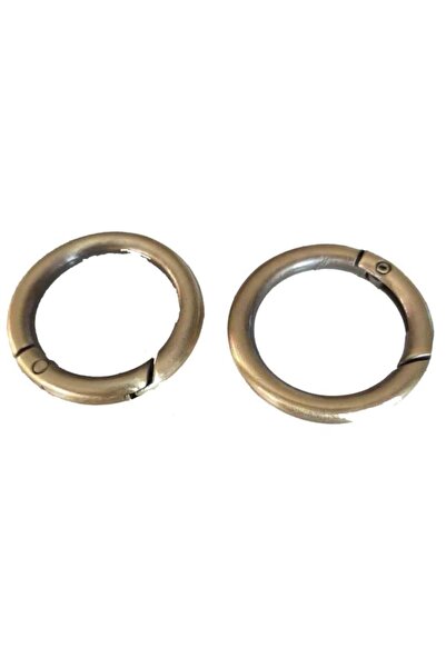 angel çanta aksesuar حلقة زنبركية مفتوحة عتيقة مكونة من قطعتين