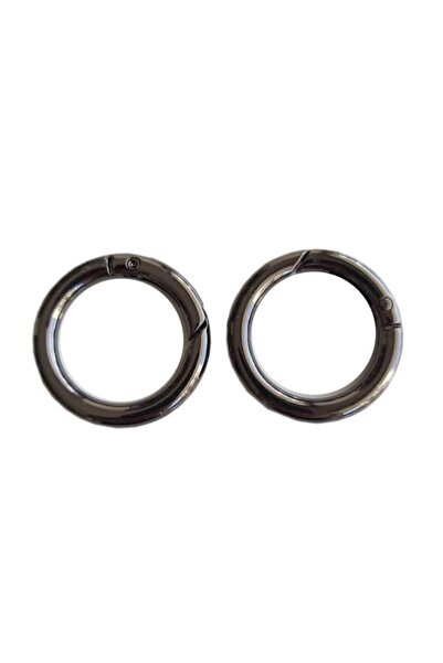 angel çanta aksesuar حلقة زنبركية مدخنة مزدوجة 2.5 سم لحقيبة الحياكة