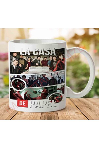 ART HEDİYE كوب لا كاسا دي بابيل للاعبين مطبوع على الجانبين