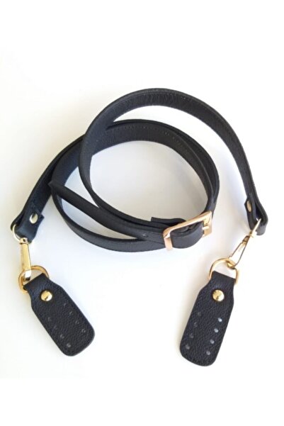 angel çanta aksesuar Piele naturală strat dublu, mâner lung cusut negru